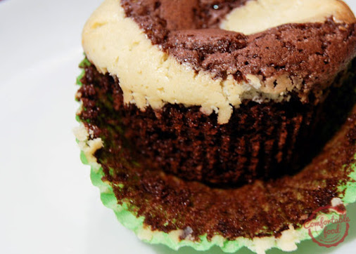 I love these Brownie Cupcakes with Cheesecake Swirl.  They're rich and chocolatey, but light and airy...