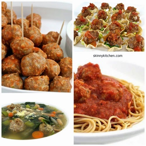 4 Fantastic, Skinny Meatball Recipes. The best recipes for making meatballs as appetizers, with pasta...